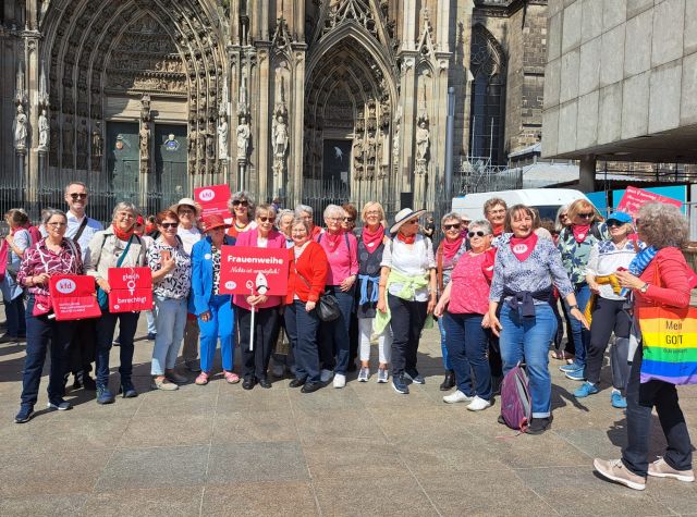 29. April 25: Die kfd aus dem Bistum Trier ist dabei.