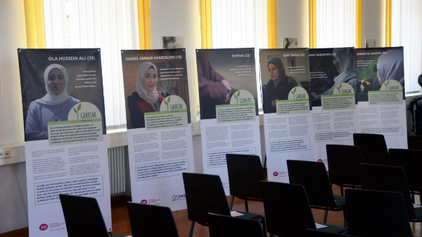 X-Banner Ausstellung AMICA-Libanon