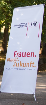 X-Banner Frauen.Macht.Zukunft.