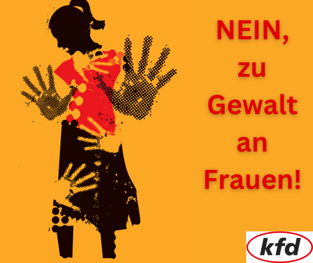 Nein zu Gewalt an Frauen