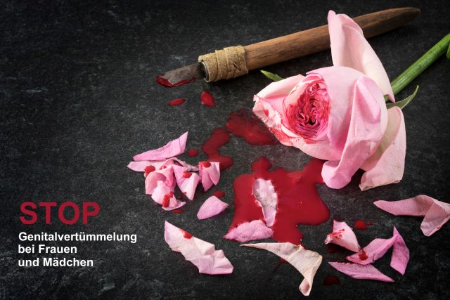 NULL Toleranz - Wir sagen NEIN zu weiblicher Genitalvertümmelung.