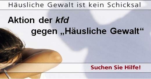 kfd gibt Hilfestellung bei Häuslicher Gewalt.