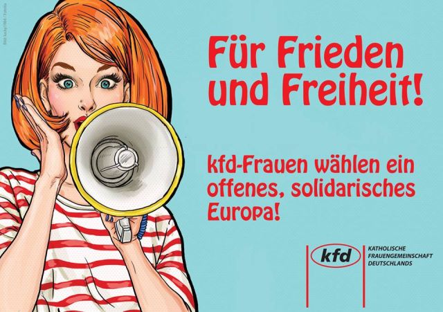 Die kfd ruft ihre Mitglieder zur Europawahl auf