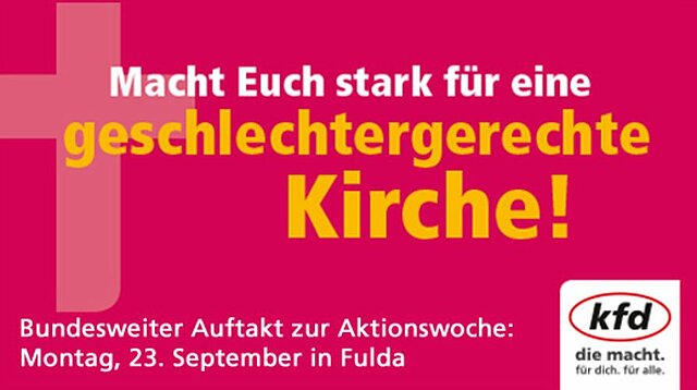Logo der kfd-Aktionswoche 2019