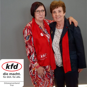 Starke kfd-Frauen: Rita Monz und Rosemarie Schmitt