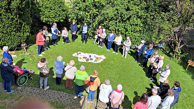 PR Bernkastel-Kues Nachlese Gartenandacht Abschlussgebet