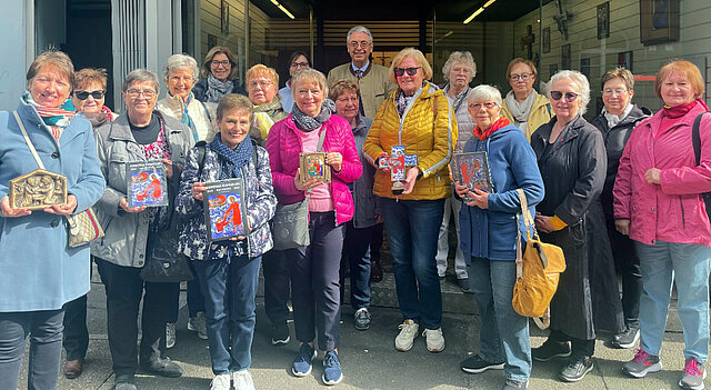 kfd-Dekanat Neuwied Besuch Ateliers Egino Weinert