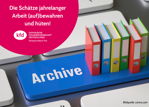 Hinweis auf Möglichkeiten der Archivierung Hinweis auf Möglichkeiten der Archivierung
