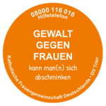 Aufkleber der kfd-Cremedosen Aufkleber der kfd-Cremedosen